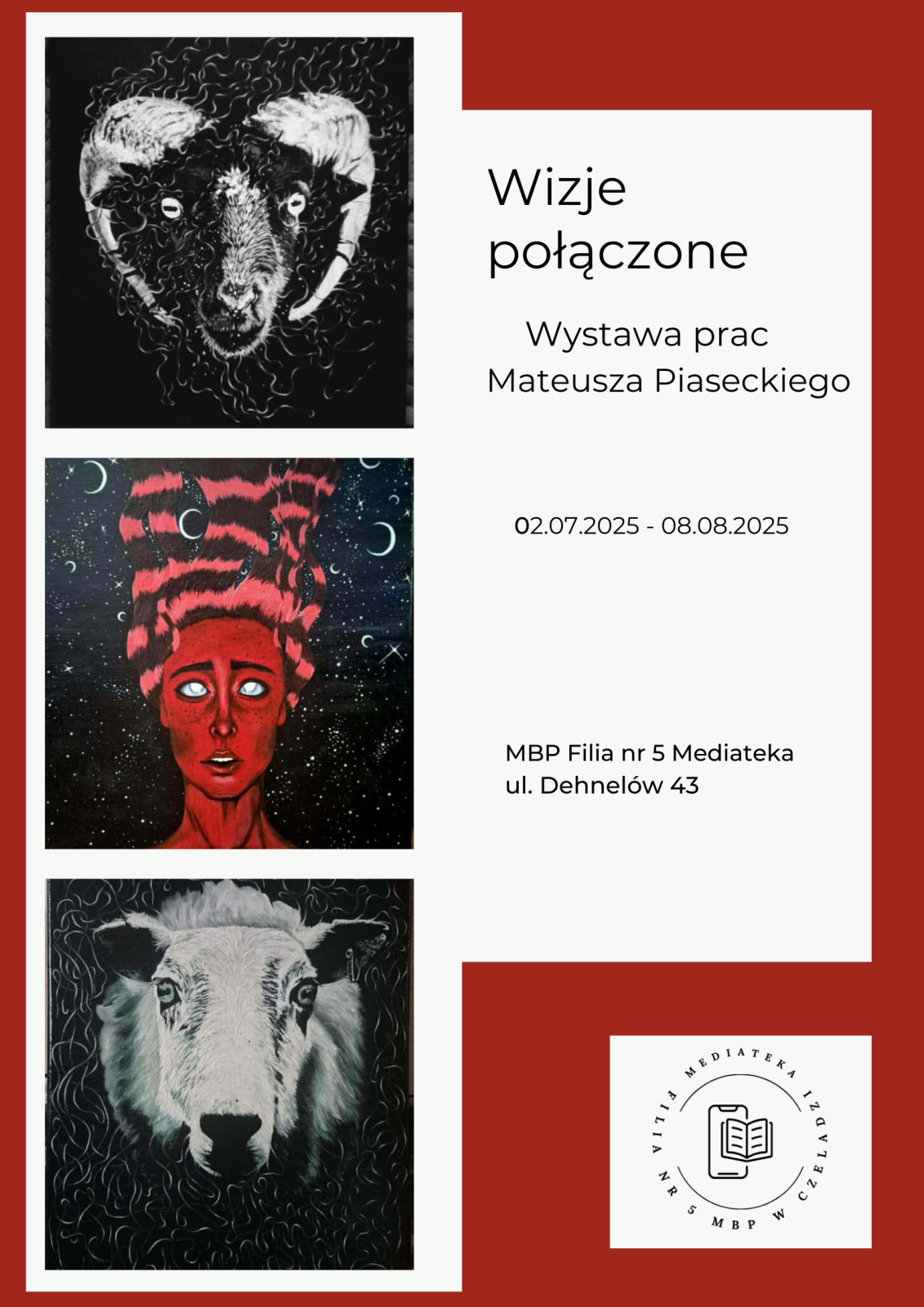 Plakat informujący o wystawie